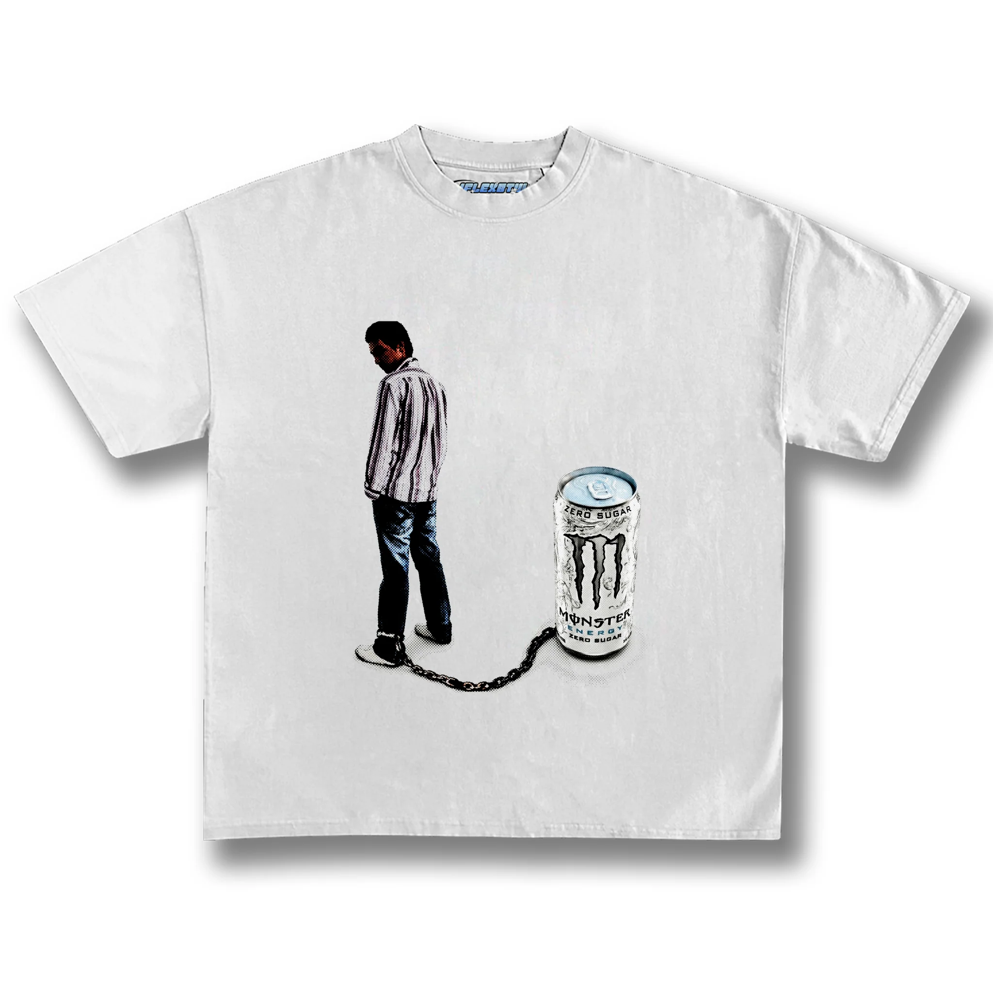 WHITE MONSTER TEE